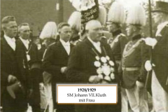 SM 1928/29 Johann VII. Kluth