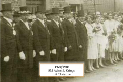 SM 1929/30 Adam I. Krings mit Chistine