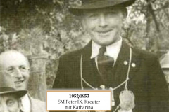 SM 1952/53 Peter IX Kreuter mit Katharina