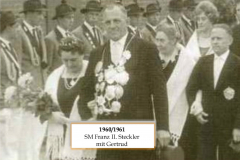 1960/61 Franz II Steckler mit Gertrud
