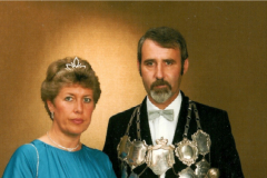 SM 1984/85 Peter X. Schiffer mit Magda
